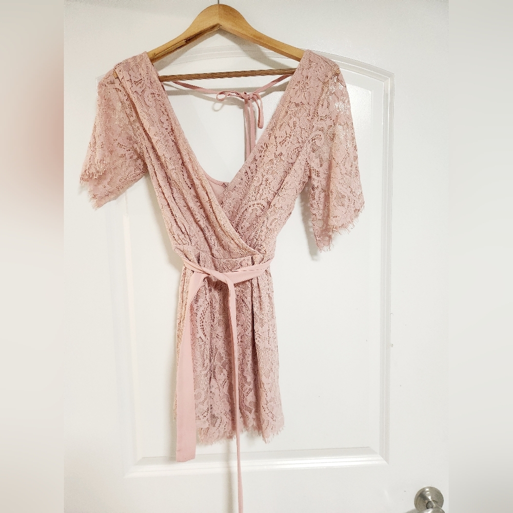 Rowa Pink Jumpsuit. Size Small